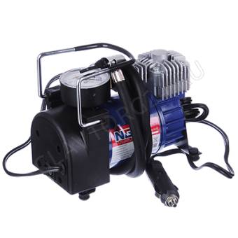 Компрессор автомобильный, штекер прикур, в сумке 12V 140W 35 л/мин металл