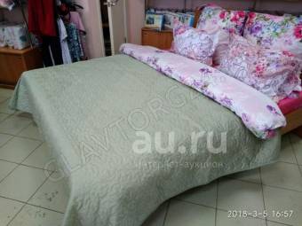 Покрывало со стежкой 210*210см Соня 219 синтепон НЗ