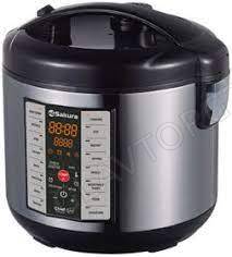 Мультиварка SAKURA SA-7766BK 5л 860Вт 16 программ черно-серебристый