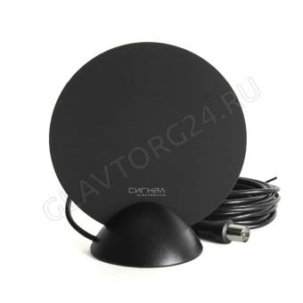 Антенна комнатная DVB-T2 и ДМВ пассивная Сигнал SРI-100, 2дБ, кабель 3м, на подставке