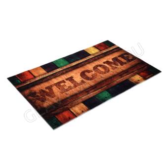 Коврик влаговпитывающий  "Samba"  50*80 см. "Welcome", "VORTEX" / 10