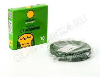 Комарофф оффлайн ДЛИТЕЛЬНО спирали NEW коробка 10шт