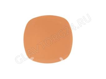 Тарелка 26см обеденная квадр 26см оранженая I3093/808 РАСПРОДАЖА!!!