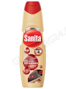 SANITA крем СТЕКЛОКЕРАМИКА, 600г/12