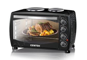 Шкаф жарочный CENTEK CT-1531-42 PLATE 42л 1,6кВт 2 конфорки черный