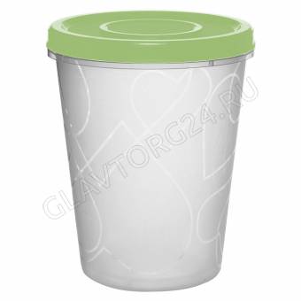 Банка для продуктов Sugar&Spice Vanilla с завинчивающейся крышкой 1л фисташка