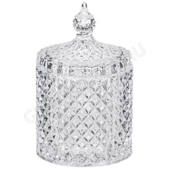 КОНФЕТНИЦА ДЛЯ ХРАНЕНИЯ "DIAMANT" 8,5*8,5*13,5СМ/24 арт.355-303