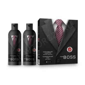 ПН Q.P. №1114-2 NEW BOSS (шампунь укрепл.250мл+гель д/душа тониз. 250мл)