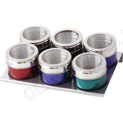 НАБОР ДЛЯ СПЕЦИЙ AGNESS 6 ПР.НА МАГНИТАХ, В Т.Ч. МЕТАЛ.ПОДСТАВКА 21*14*5 СМ/24 арт. 912-009