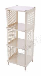 Этажерка универсальная "Лайт" 4-х секцион. (сл.кость) (уп.2)