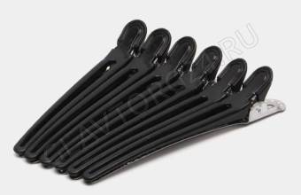 Зажимы парикмахерские 6шт "KLEVER", арт. 456-478