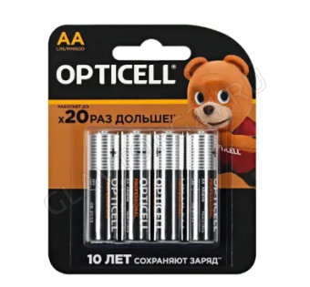 OPTICELL АА-4шт батарейка ЦЕНА ЗА 1шт(выписывать по 4шт) 