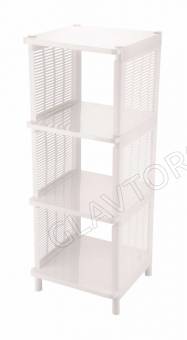 Этажерка универсальная "Лайт" 4-х секцион. (белый) (уп.2)