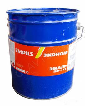 Эконом эмаль д/пола алкидная 10кг желто-коричневая ( замята ,поддекало из под крышки)