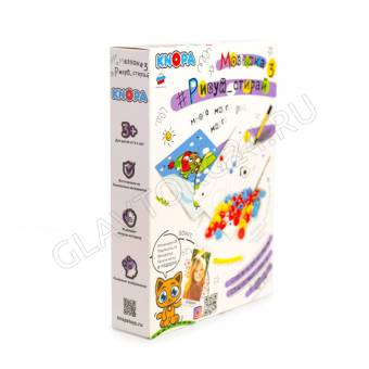 Мозаика "Рисуй, стирай 3" КНОПА 1/9 РАСПРОДАЖА