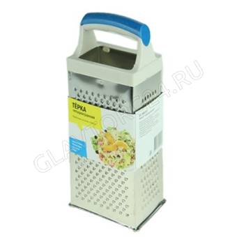 Терка 22см 4-х сторонняя нерж. сталь, полипропилен арт. 885-521