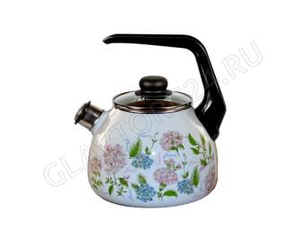 Чайник эмалир. сферич. 2,0л со свист. Buket 1RA12