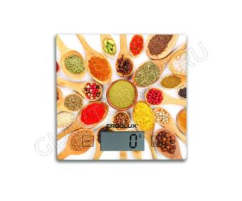 Весы кухонные электронные ERGOLUX ELX-SK01-С11 5кг Яркие приправы 