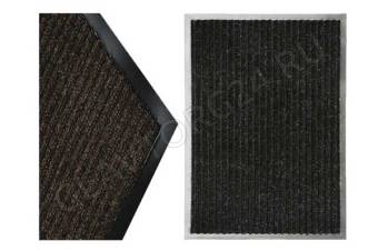 Коврик влаговпитывающий,ребристый 60*90см "Стандарт" черный/10