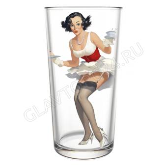 Набор стаканов 300мл выс. Pin-up girls 6шт. арт. 148-Д