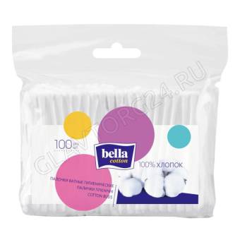 Ватные палочки пакет 100шт BELLA/70шт ндс-22%