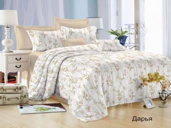 КПБ 2сп Satin collection Микросатин ДАРЬЯ Под175*215+Пр180*215+2Нав(70*70)