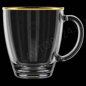 Кружка 350мл д/чая Золотая кайма арт. 2025-34