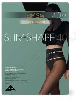 Колготки женские OMSA Slim Shape утягивающие 40 nero 3/M