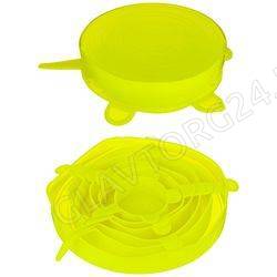 НАБОР КРЫШЕК УНИВЕРС. СИЛИК. КРУГ.6 ШТ D=6/9/11/14/16/19СМ  h=3 СМ/24 арт. 923-116