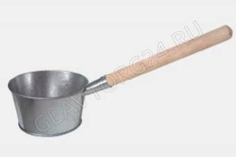 Ковш 1,5л банный кор. сталь Лысьва