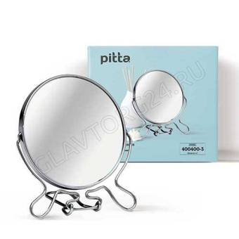Зеркало PITTA двустороннее круглое металл обод 6" арт. 400400-3/96