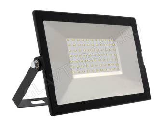 Прожектор светодиод. Ultraflash LFL-10002 C02 черный (LED SMD, 100 Вт, 230В, 6500К)