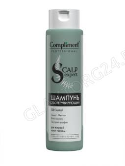 Compliment PROFESSIONAL SCALP EXPERT LINE Шампунь себорегулирующий для жирной кожи головы, 250мл				