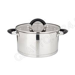 КАСТРЮЛЯ 3,5Л AGNESS СО СТЕКЛ. КР. НЕРЖ.СТАЛЬ 20*11,5СМ/6 арт. 937-302