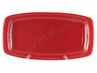 Сервировочная тарелка 28*15см для закусок Красный Бархат ПОСЛЕДНЯЯ ЦЕНА!!!