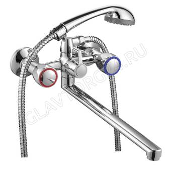 Смеситель для ванны ROEGEN RR120C 1/2" м/к, керамический дивертор
