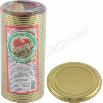 Крышка д/конс.метал.Красивая СКО-82 (50шт в блоке) цена за блок /600шт в короб/ Сибметапак