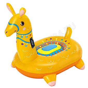 BESTWAY Игрушка надувная для катания верхом Лама ,129х110см, 41434