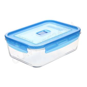 Контейнер 380мл стеклянный PUREBOX ACTIVE прямоугольный арт. P3546