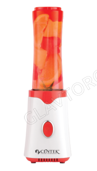 Блендер настольный CENTEK CT-1325 350Вт 0,6л 1 насадка бело-красный
