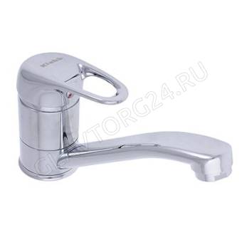 Смеситель для кухни, кор. излив, керам. картридж 40 мм, хром, без подв