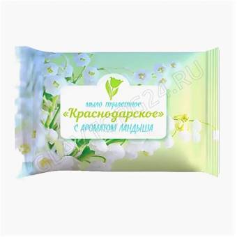 Туал.мыло 90г п/п обертка Краснодарское  Ландыш/72шт, Меридиан