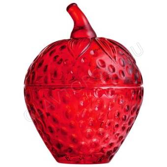 ЕМКОСТЬ 200МЛ Д/ХРАНЕНИЯ "STRAWBERRY" 9,5*9,5*13,5СМ/6 арт. 355-448