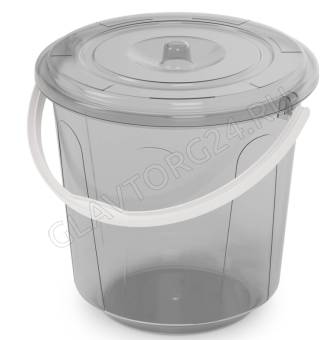 Ведро 10л "Хозяюшка" с крышкой М1213