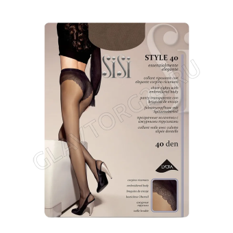 Колготки женские SISI STYLE 40den 2/S nero капрон