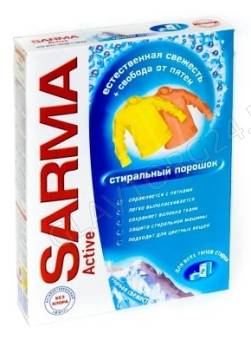 Сарма 400гр актив универсал горная свежесть СМС /22шт