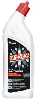 Санокс 750мл Ультра Белый ч/с д/сантехники ,Аист/12