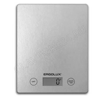 Весы кухонные электронные ERGOLUX ELX-SK02-С03 5кг серый металлик
