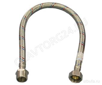 Подводка с ПВХ покрытием для воды 1/2" вн-нар 300 см (AQUALINE 40/10)