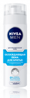 Нивея пена д/бритья 200мл/6шт/24шт охлаждающая д/чувств.кожи